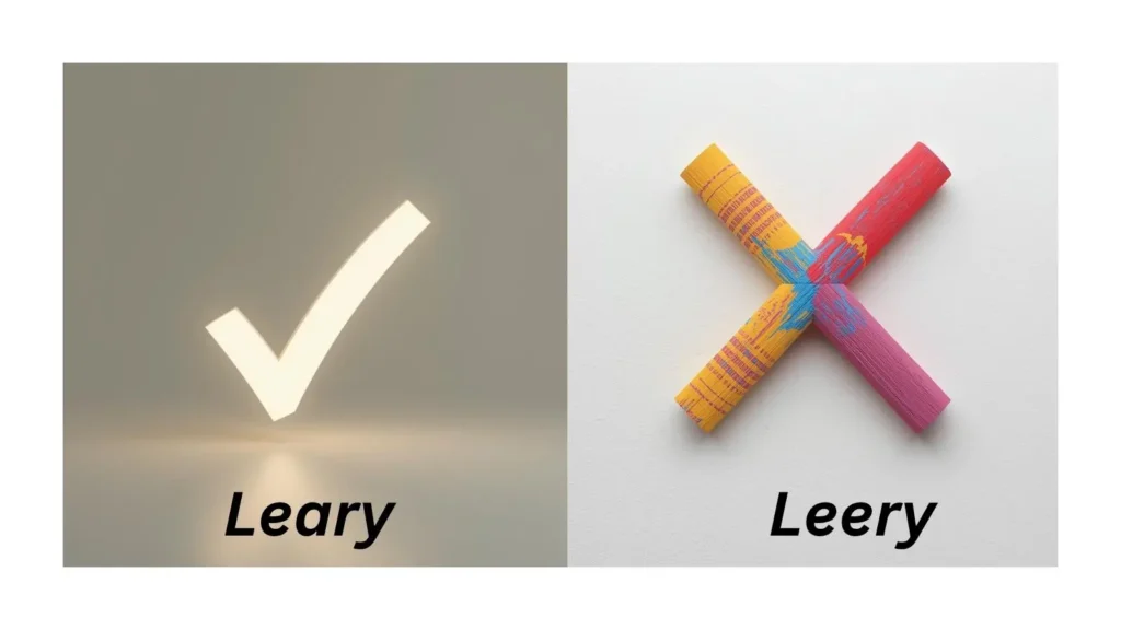 leary-or-leery