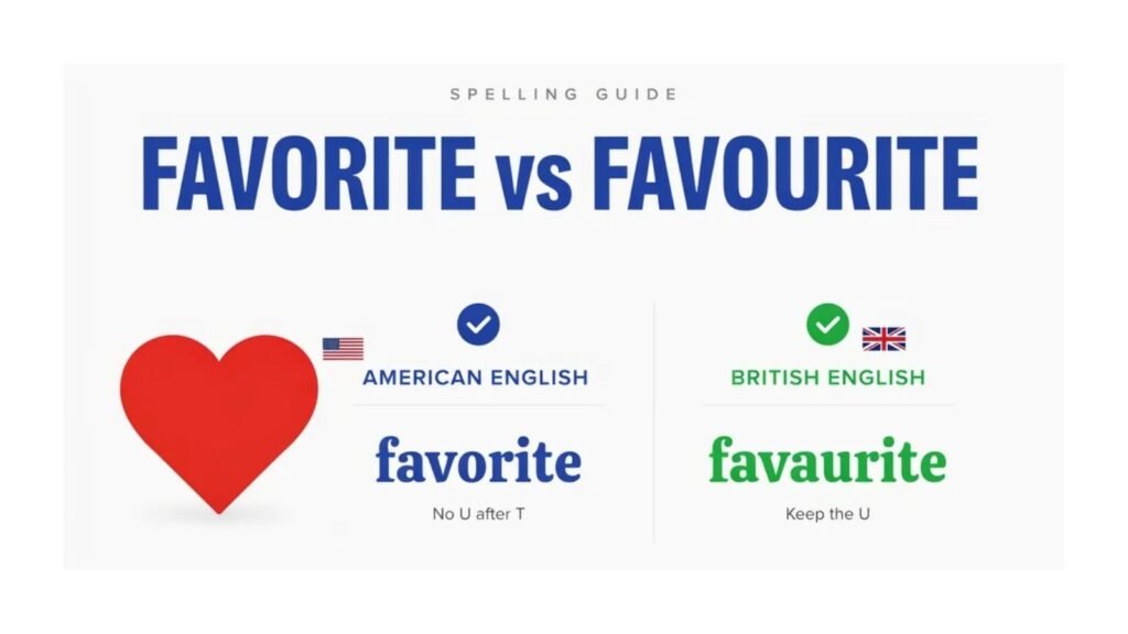 favorite-or-favourite